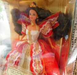 barbie holiday 10 ann red side